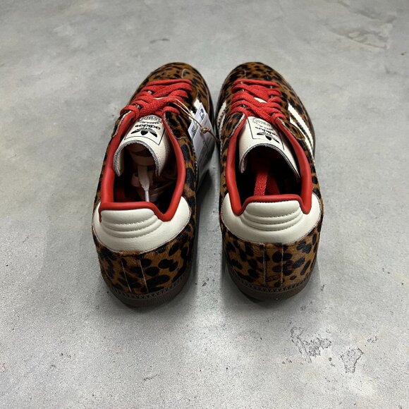 Adidas Samba OG Preloved Red Leopard Cheetah Wmn's JI2734 - New - Picture 2 of 8